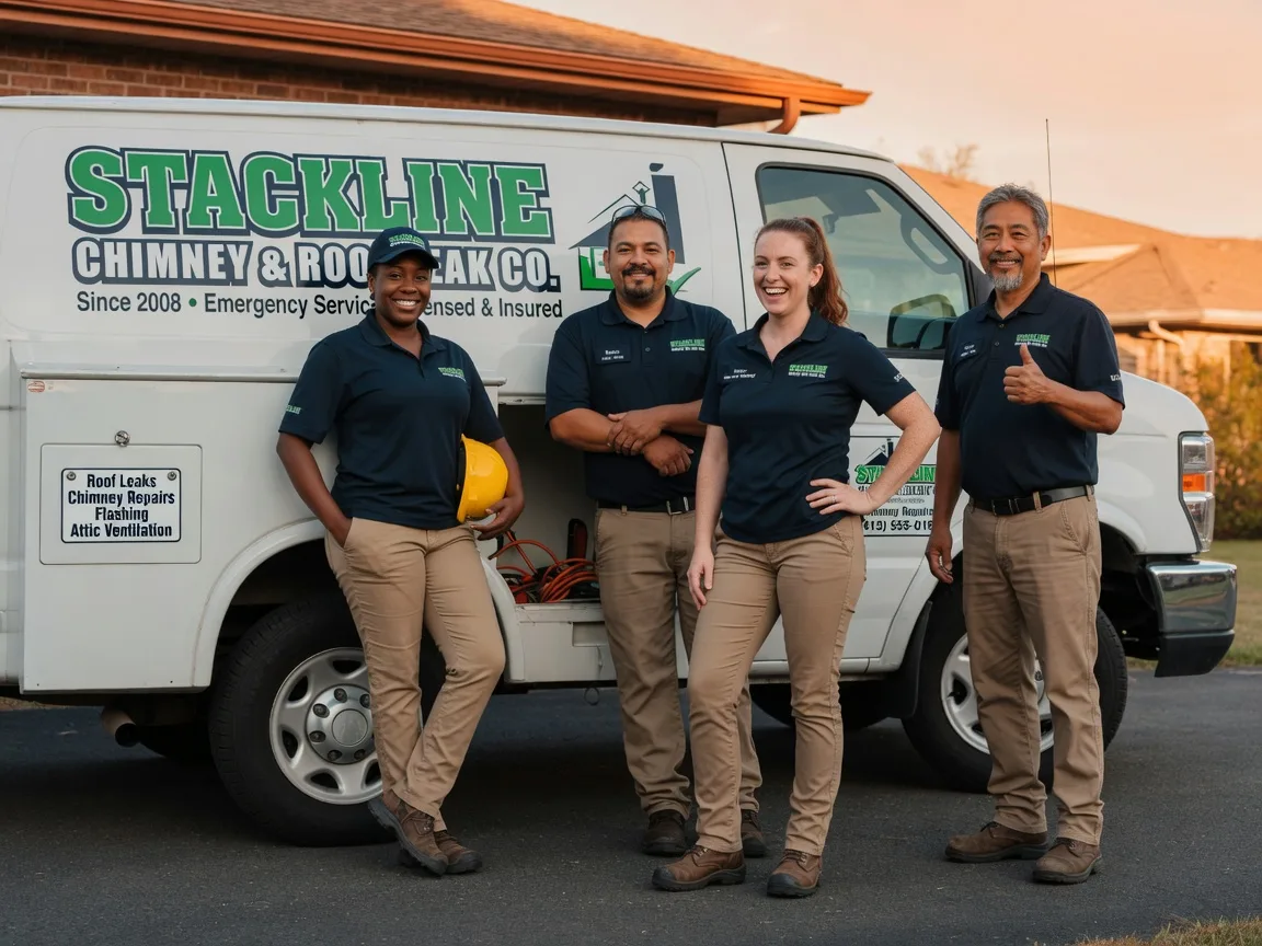 Chimney flashing repair company in Lee, ME